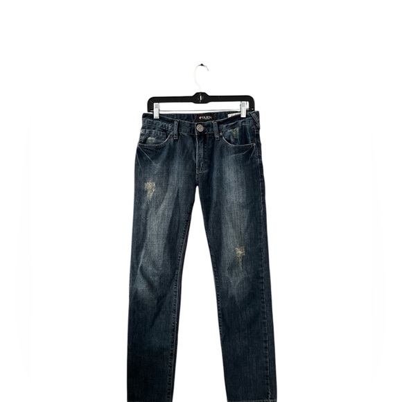 GUESS Vintage Slim Straight Del Mar Fit Jeans 29x30 Y2K Distressed - Picture 13 of 13